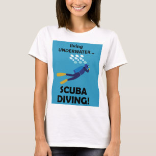 T-shirt Plongée sous-marine Vie sous-marine Plongée sous-m