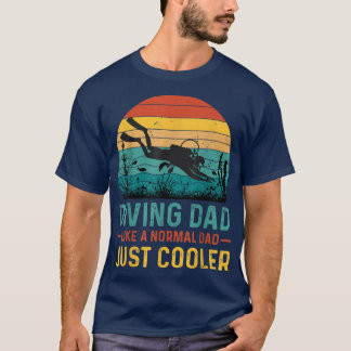 T-shirt Plonger papa comme un papa normal Juste un père Gl