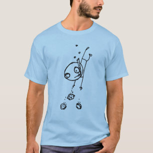 T-shirt Plongeur de manchon (dedans)