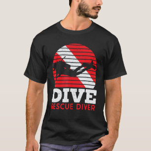 T-shirt Plongeur de secours Plongée Aquaholique Plongée so