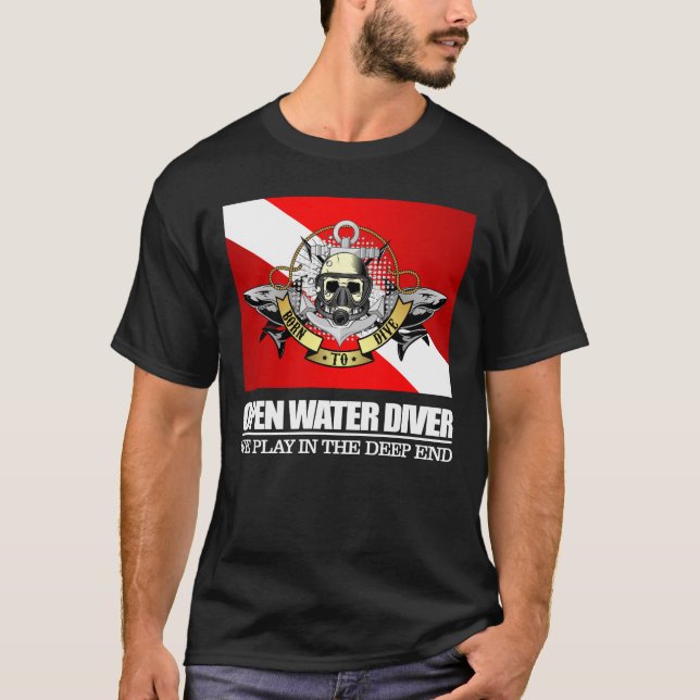 T-shirt Plongeur en eau libre (BTD) (Devant)