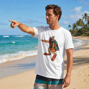 T-shirt Plongeur en scaphandre autonome en combinaison ora