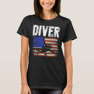 T-shirt Plongeur incroyable Plongée sous-marine avec drape