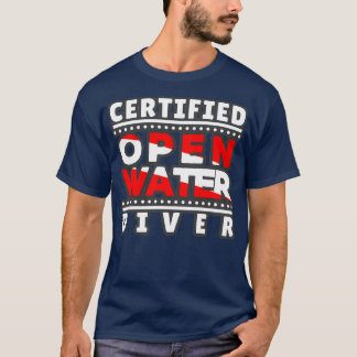 T-shirt Plongeur Open Water Certifié