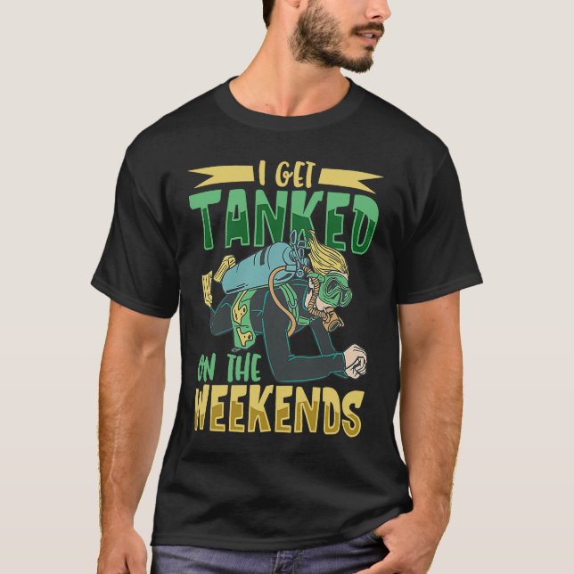 T-shirt Plongeur Plongée Plongée Experte Plongée Open Wate (Devant)
