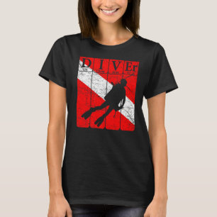 T-shirt Plongeur Scuba Éléments de tableau périodique Plon