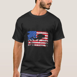 T-shirt Plongeur sous-marin de drapeau américain incroyabl