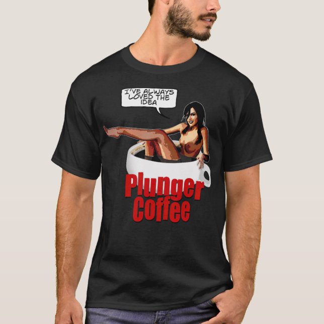 T-shirt Plongeur tasse de café christ (Devant)