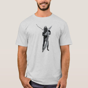 T-shirt Plongeur vintage avec le casque de plongée portant