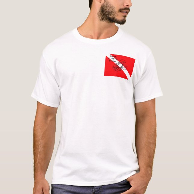 T-shirt Plongeurs d'Atlantique nord (Devant)