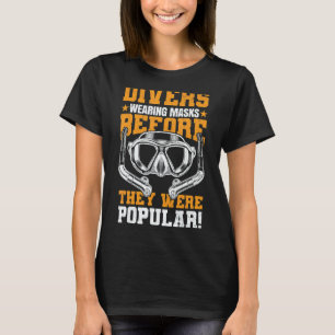 T-shirt Plongeurs incroyables portant des masques avant le