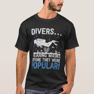T-shirt Plongeurs Portant Des Masques Avant Qu'Ils Ne Soie