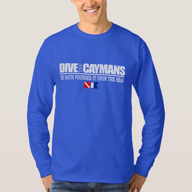 T-shirt Plongez Dans L'Apparel Caymans (Devant)