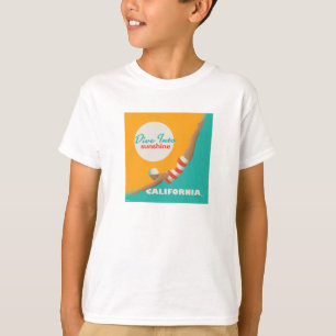 T-shirt Plongez Dans Le Soleil   Californie