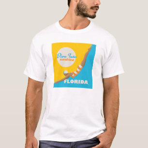 T-shirt Plongez Dans Le Soleil   Floride
