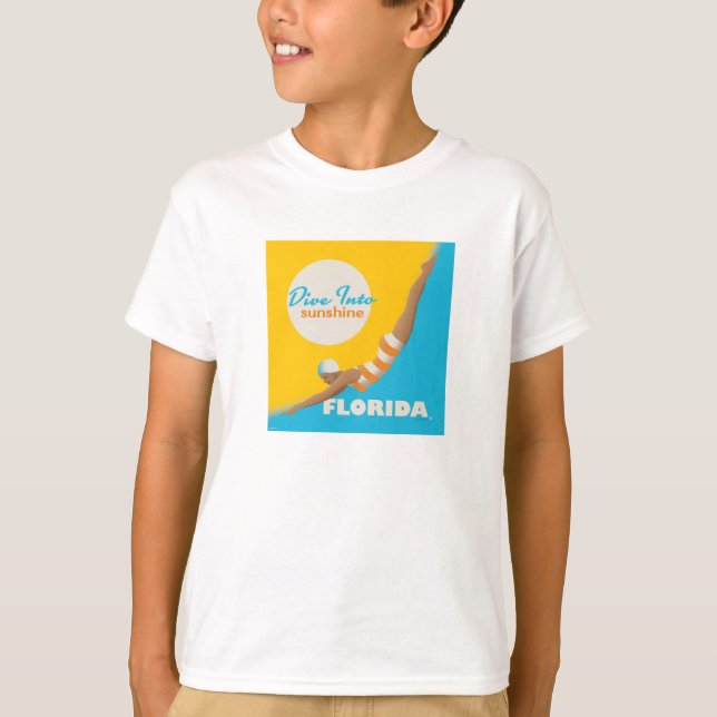 T-shirt Plongez Dans Le Soleil | Floride (Devant)