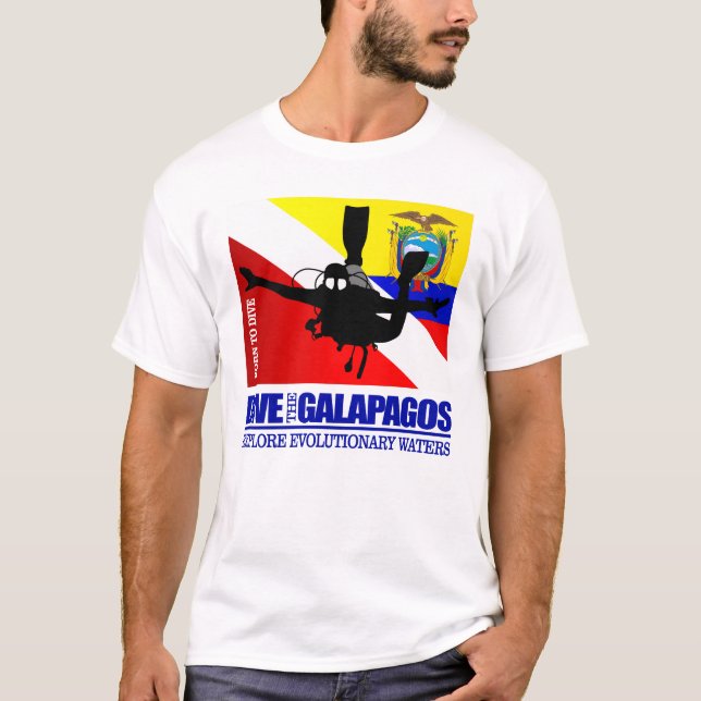 T-shirt Plongez Dans Les Galapagos DF2 (Devant)