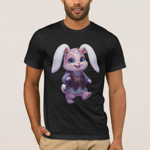 T-shirt PLP LEPURO - Roi Lapin Guerrier Mignon Graphique S