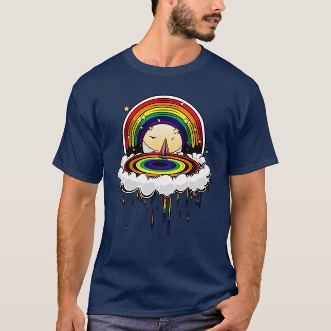T-shirt Pluie arc-en-ciel (Devant)