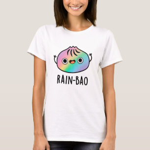 T-shirt Pluie-bao Funny Arc-en-ciel Dimsum Bao Pun