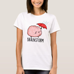 T-shirt Pluie cérébrale amusante Anatomie Pun