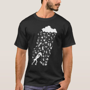 T-shirt Pluie de Chats Animal Météo Chat