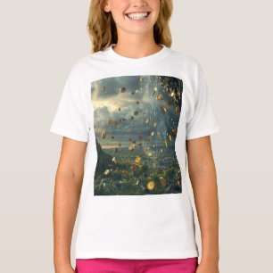 T-shirt Pluie de pièces d'or