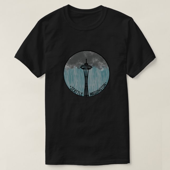 T-shirt Pluie de Seattle essentielle (Design devant)