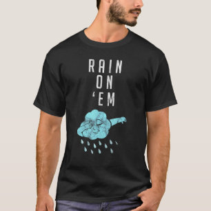 T-shirt Pluie Sur La Météorologie Em Pour Wetherman Report