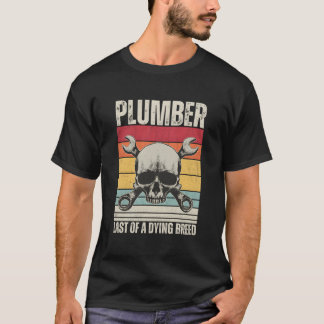 T-shirt Plumber Skull Plumber