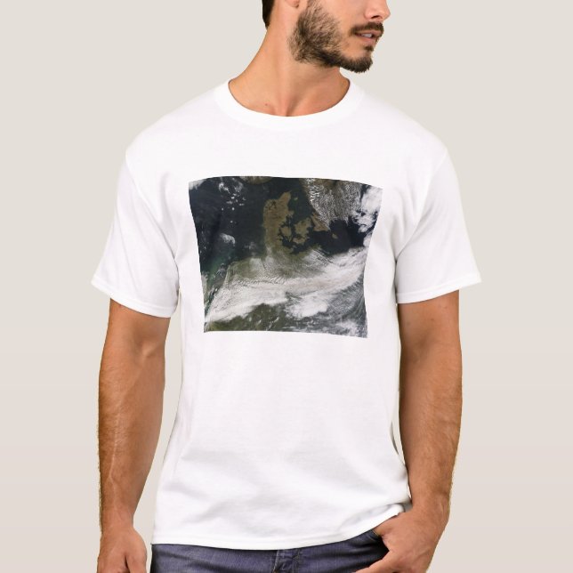 T-shirt Plume de cendres du volcan Eyjafjallajokull 2 (Devant)