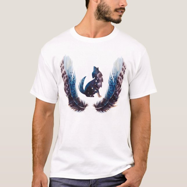 T-shirt Plume de coyote (Devant)