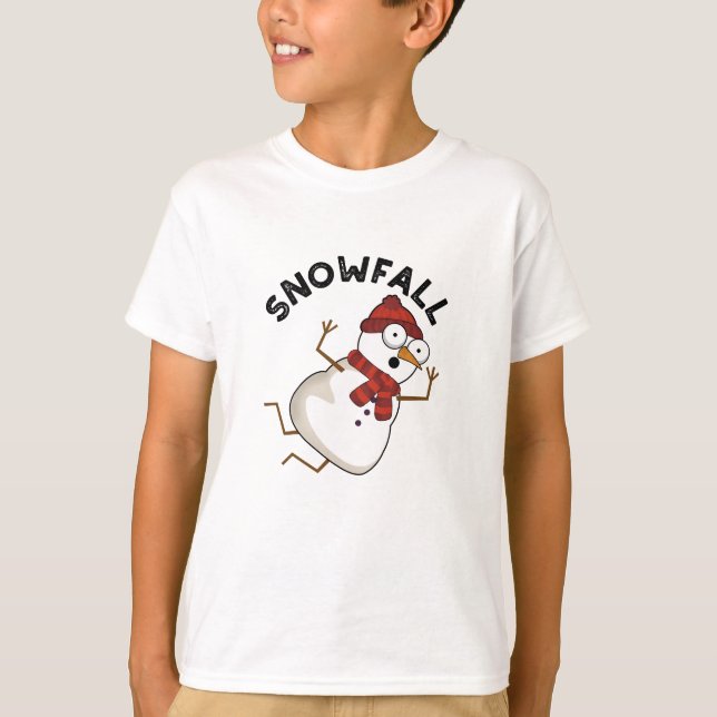 T-shirt Plume de neige amusante Plume de neige (Devant)