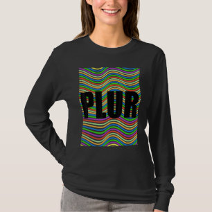 T-shirt PLUR, Paix Amour Unité Respect, EDM, Techno, Maiso