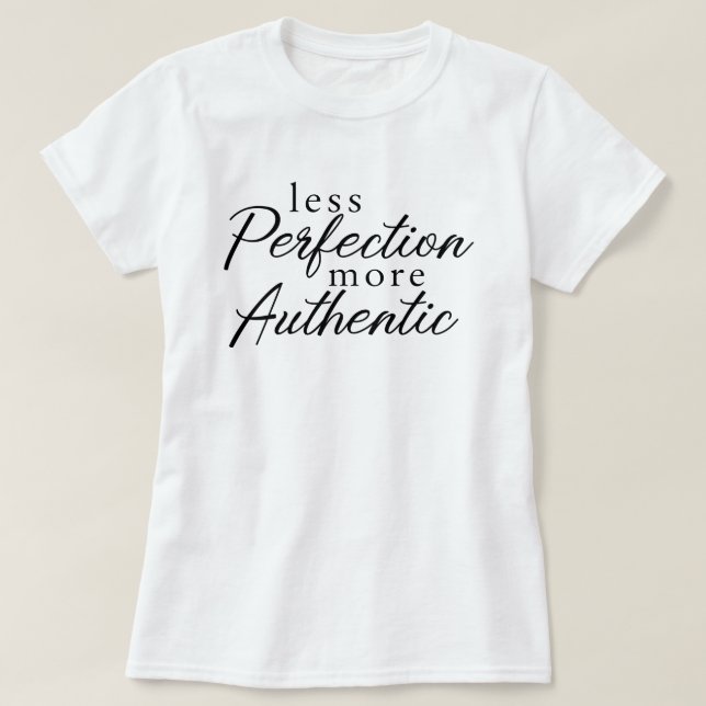 T-shirt Plus authentique (Design devant)