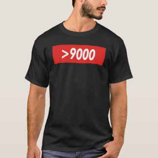 T-shirt Plus de 9000 Suprême inspiré