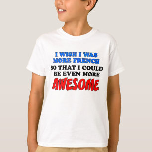 T-shirt Plus de français plus génial