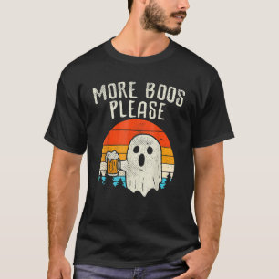 T-shirt Plus De Livres S'Il Vous Plaît Ghost Bière Hallowe