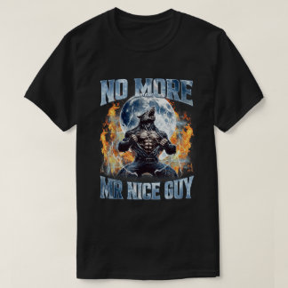 T-shirt Plus de mec sympa Mème de loup alpha drôle HOMMES