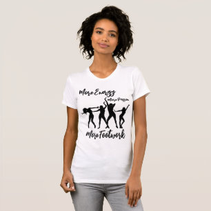 T-shirt Plus de passion plus d'énergie plus de football T-