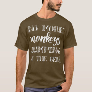 T-shirt Plus De Singes Qui Sautillent Sur Le Lit, Enfants
