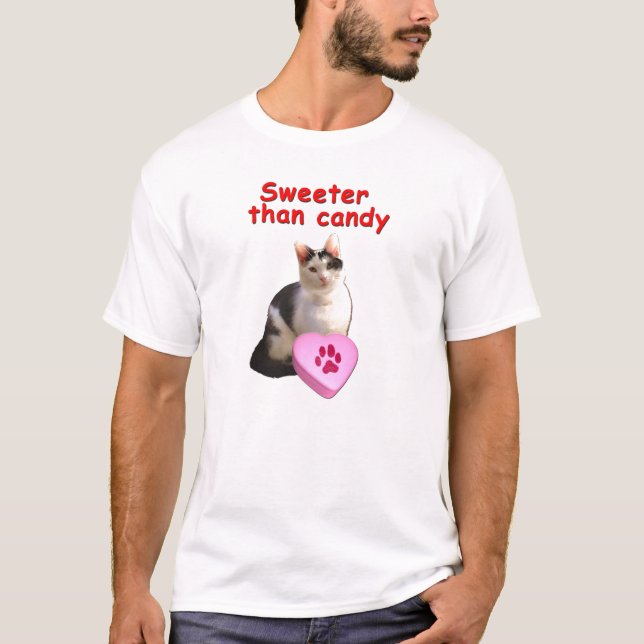 T-shirt Plus doux que la sucrerie (Devant)