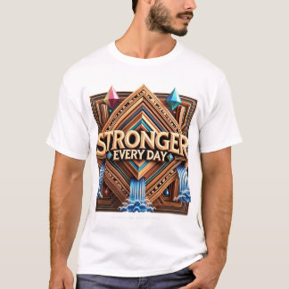 T-shirt Plus fort chaque jour