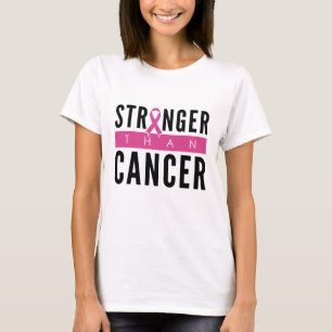 T-shirt Plus fort que le cancer