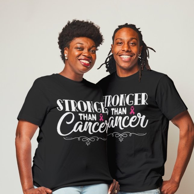 T-shirt Plus fort que le cancer (Créateur téléchargé)