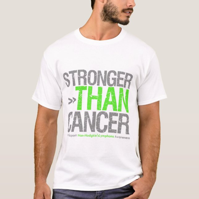 T-shirt Plus fort que le cancer - Lymphome de non-Hodgkin (Devant)