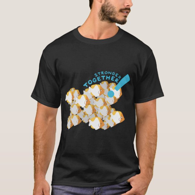T-shirt Plus forts ensemble ! (Devant)