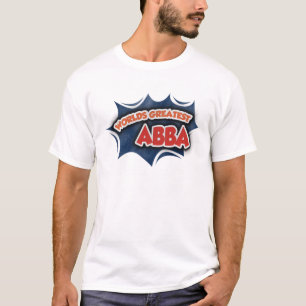 T-shirt Plus grand Abba du monde