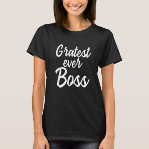 T-shirt Plus grand jamais Boss