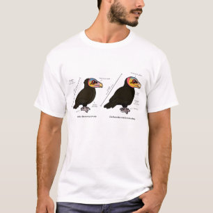 T-shirt plus grand v Jaune-dirigé moins